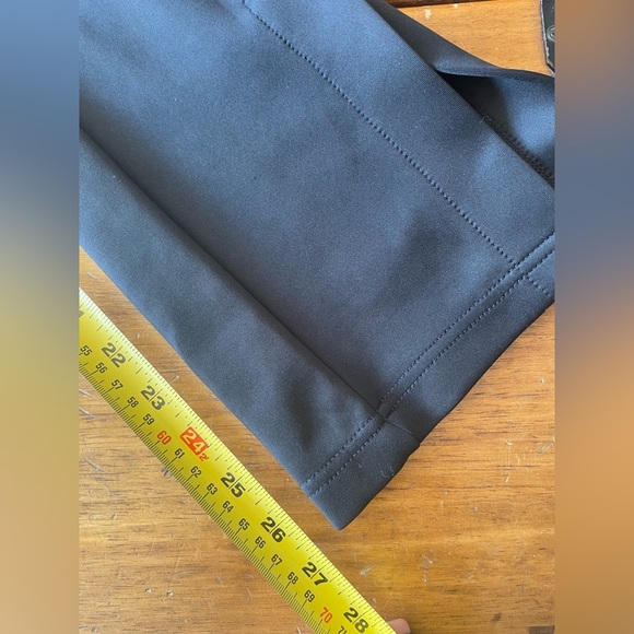 Pam & Gela Black Front Slit Cigarette Pants Size Small S - Picture 9 of 12